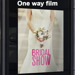 One way film