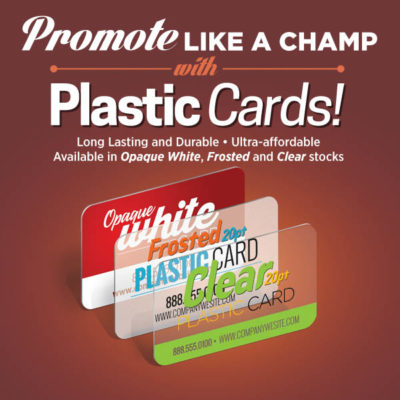 Plastic business cards