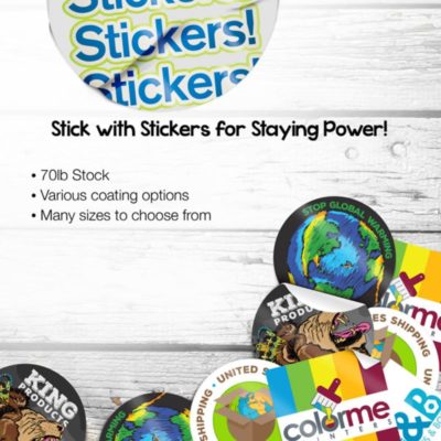 Sticker business cards
