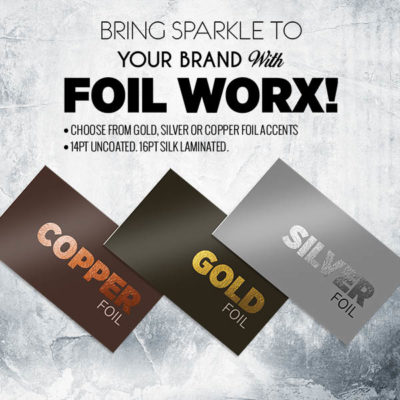 Foil business cards
